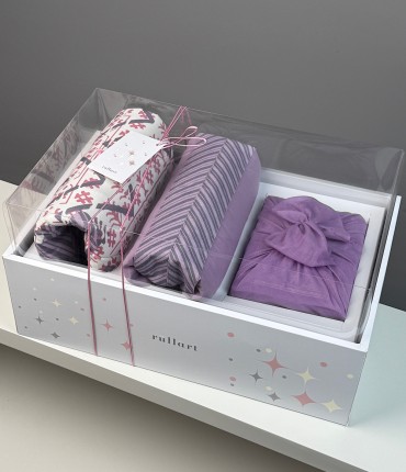 GIFT PACKAGE - SCARF - PURPLE