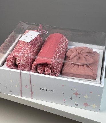 GIFT PACKAGE - SCARF - PINK