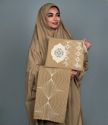  TRAVEL PRAYER SET - BEIGE